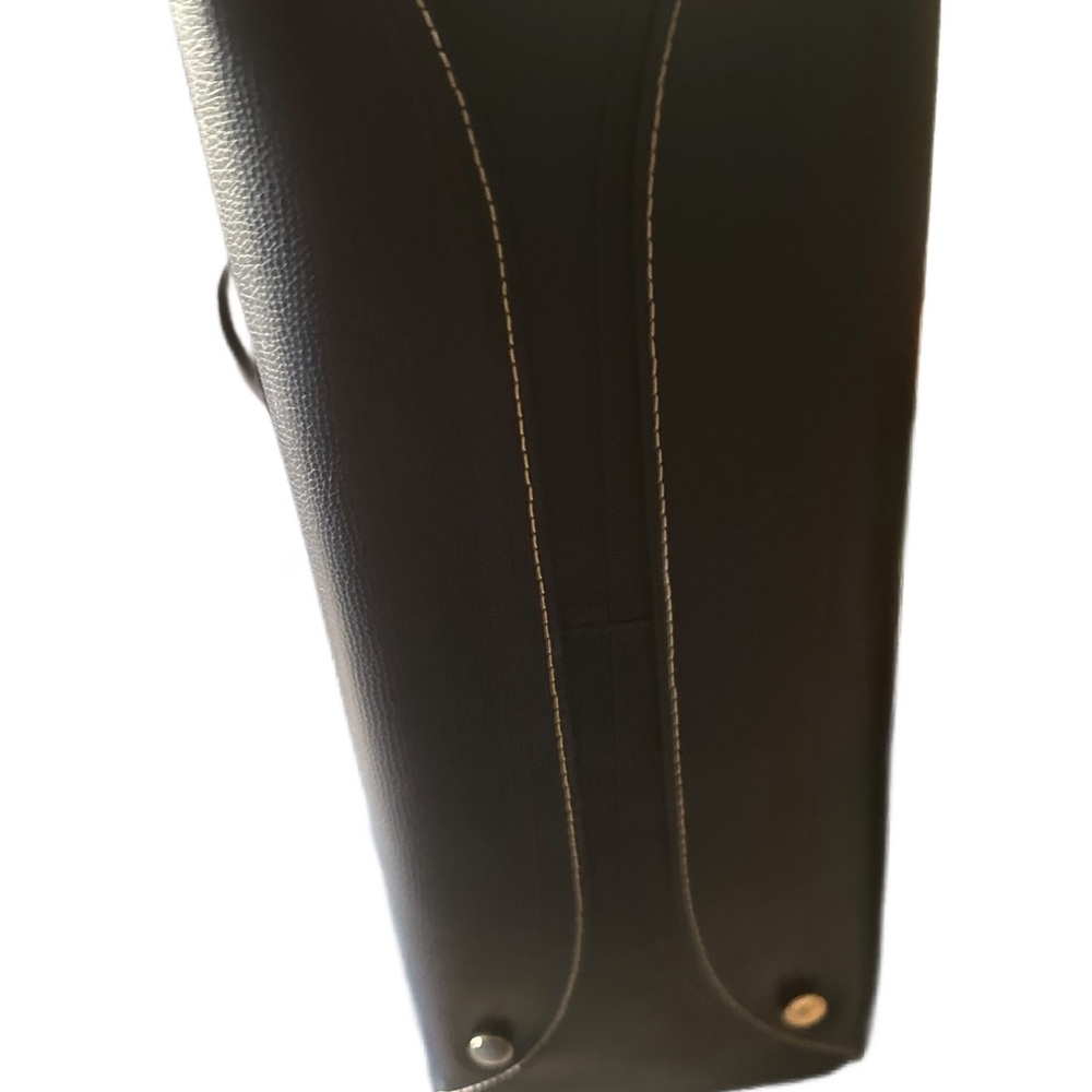 Kate Spade Navy Blue Leather Laptop Bag - Picture 6 of 14